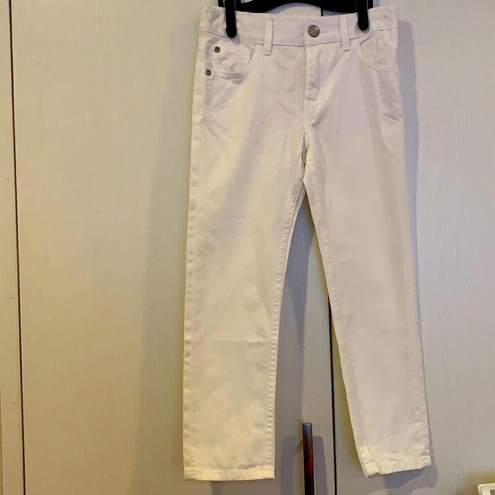 White summer jeans 